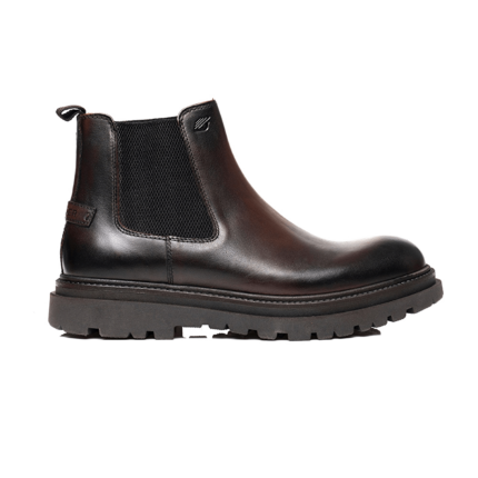 Men's Dark brown Genuine Leather Chelsea Boots 3K1OB16281